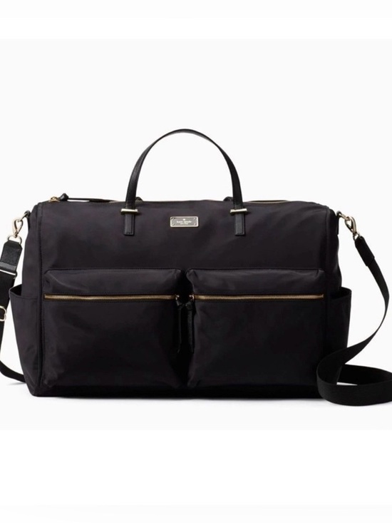 kate spade Other - kate spade Black Nylon Duffel with Dual Front Zipper Pockets